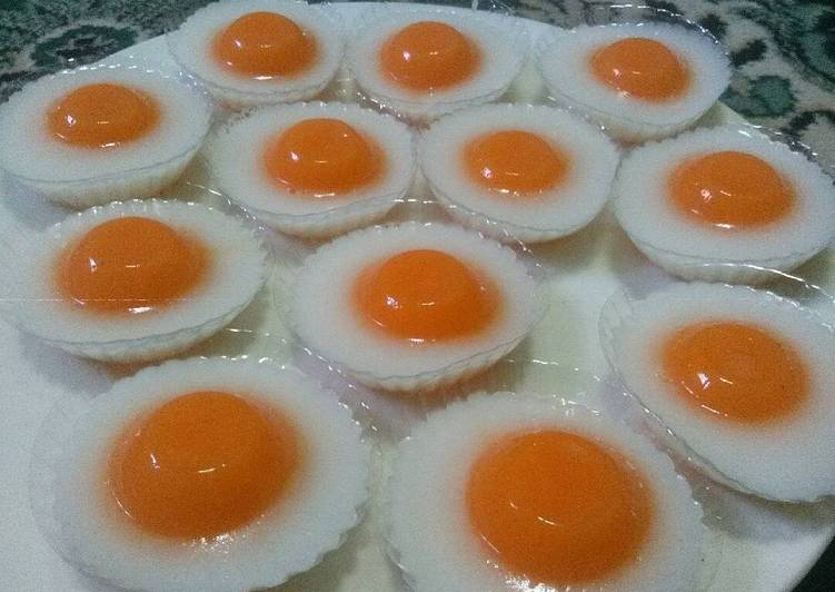  Resep  Puding Bentuk Telur Mata Sapi  Berbagai Mata