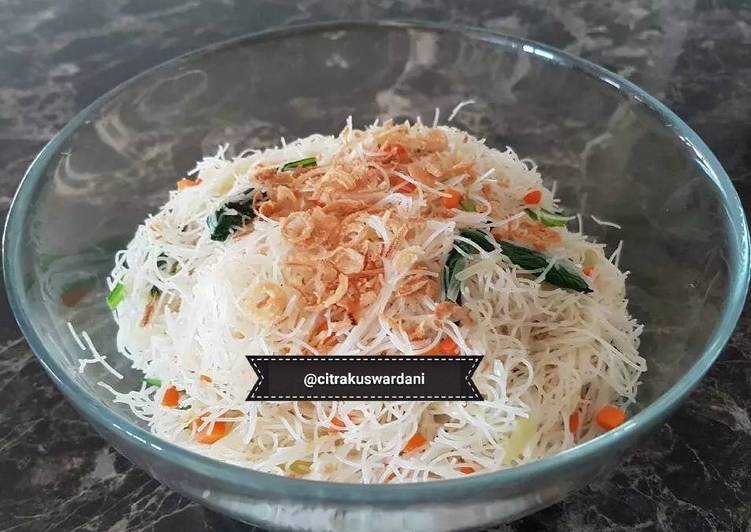 resep masakan Bihun Goreng Putih (Bisa utk Isi Risol)