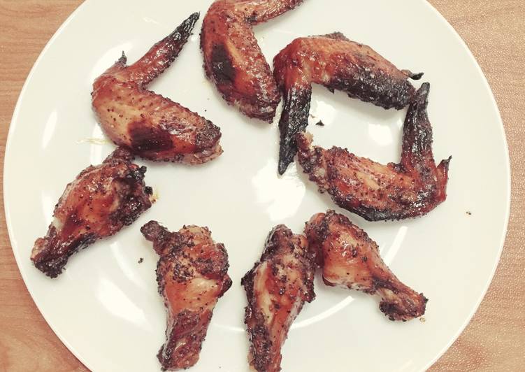 gambar untuk resep makanan BBQ Chicken Wings