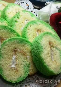07. Bolu gulung pandan 3 telur