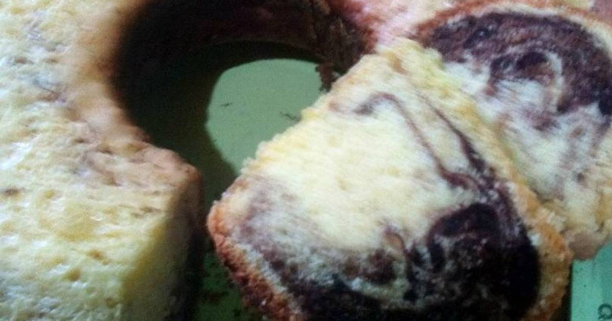 Resep cake marmer lembut