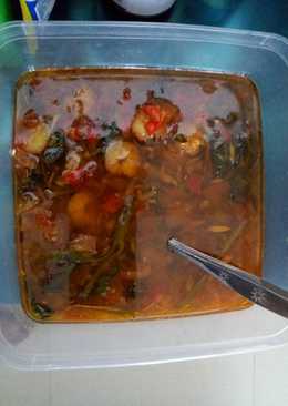 Udang kangkung saus oriental saori(megicom)