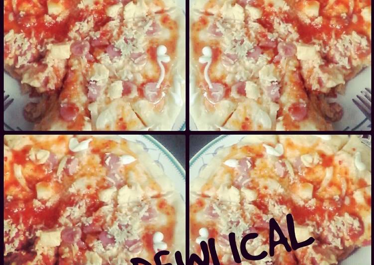 Resep Pizza teflon simpel banget - dewii ical