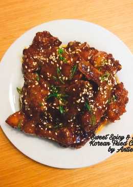 Sweet Spicy & Sticky Korean Fried Chicken