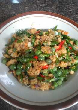 Oseng oncom cabe ijo