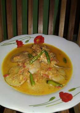 Gulai jengkol ikan tongkol