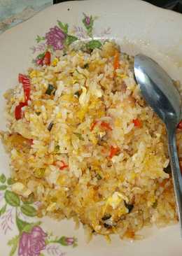 Nasi goreng cabe tanpa kecap, enak hmmm