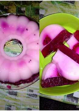Puding Susu Buah Naga