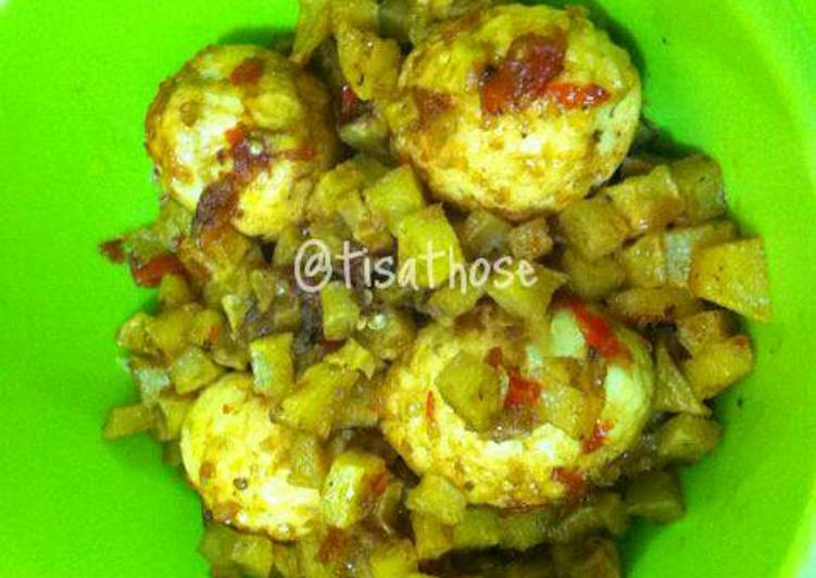 gambar untuk resep makanan Sambel goreng kentang & telur ala Those