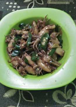 Cumi kecap cabe ijo