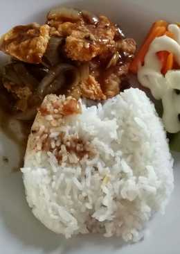 Dori crispy with black pepper sauce simple