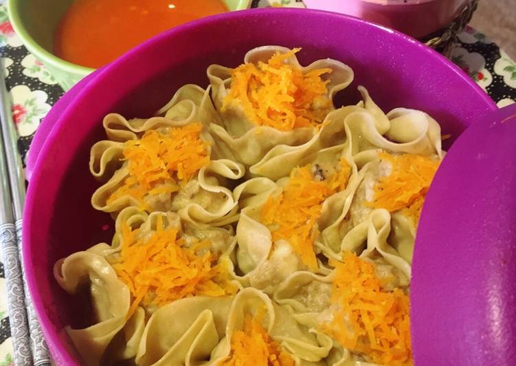 resep lengkap untuk Siomay dimsum ayam udang jamur