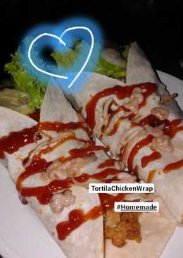 Tortila chicken wrap