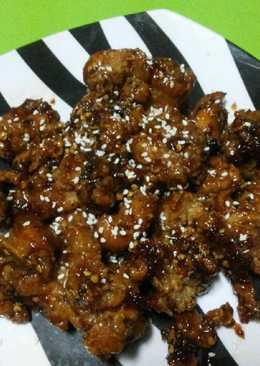 Korean fire chicken
