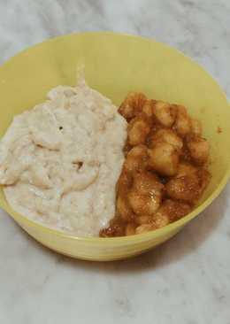 Oatmeal pisang karamel