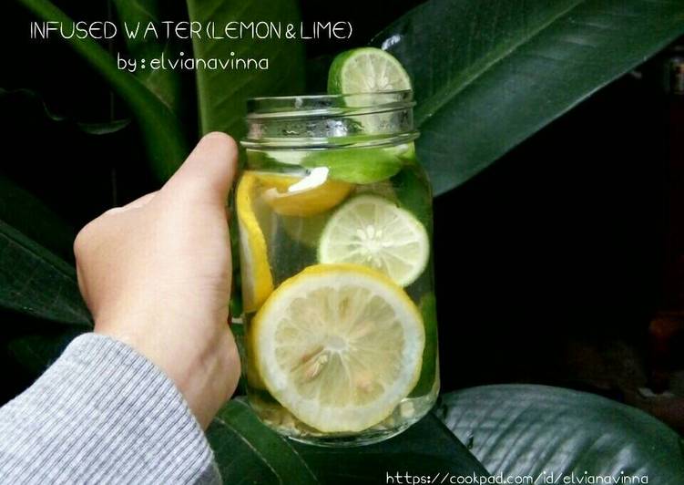 resep masakan Infused water (Lemon & Lime)