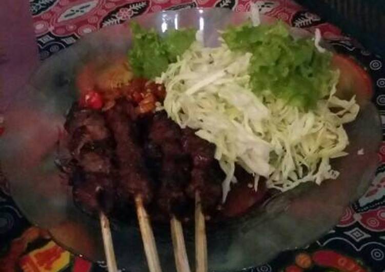 resep Sate sapi manis #KitaBerbagi