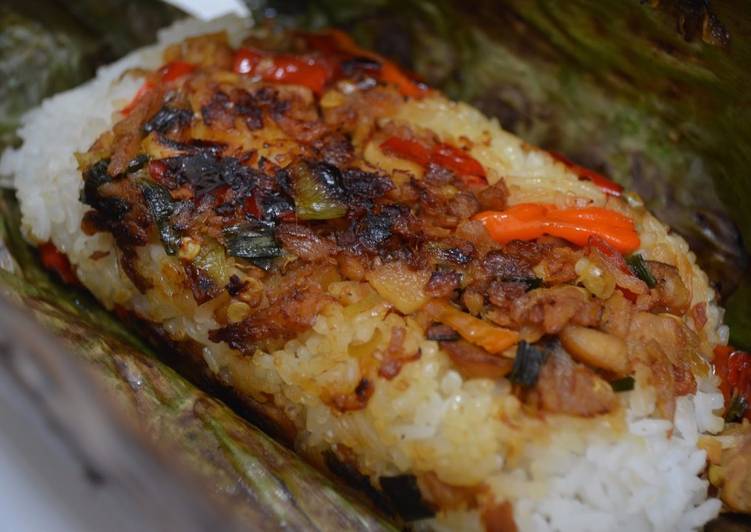 Resep Nasi Bakar Ayam Pedas