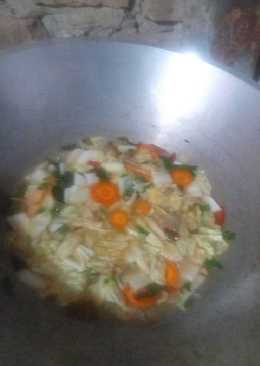 Sayur sawi wortel