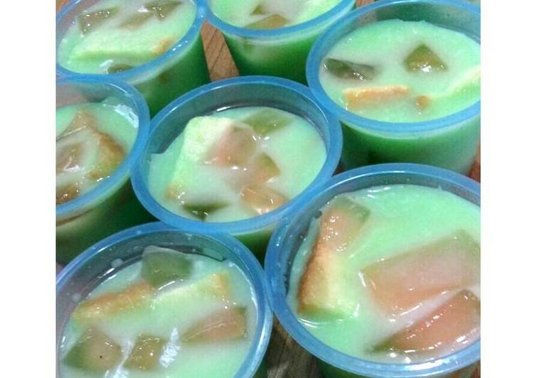 gambar untuk resep Puding susu roti tawar