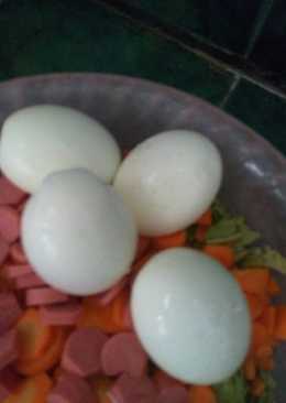 Telur rebus 5 menit