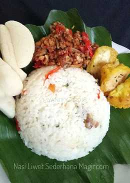 #11 Nasi Liwet Sederhana Magicom, sambal Tempe kemangi, TahuðŸ˜‹