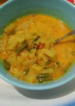 Sayur labu siam ebi santan