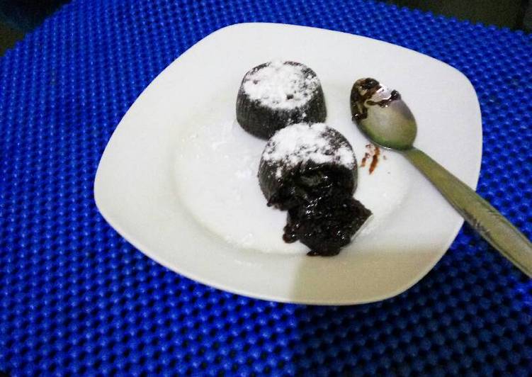 cara membuat Choco lava