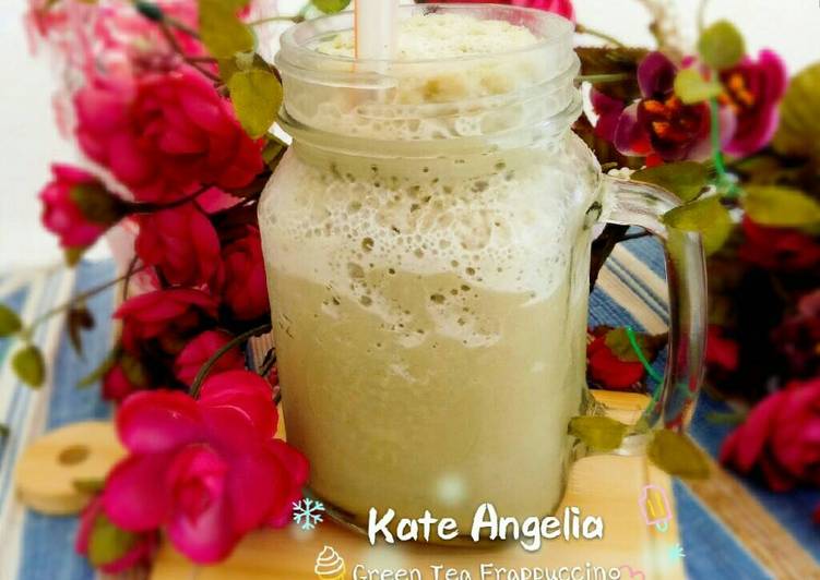 resep masakan Green Tea Frappuccino