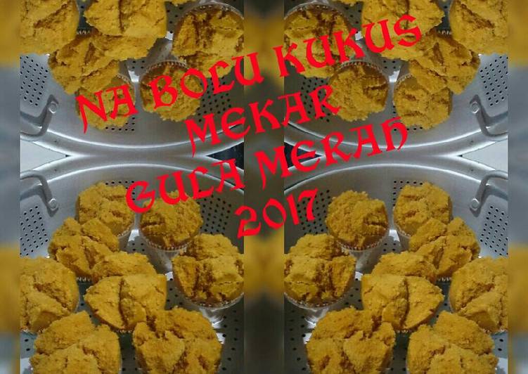 resep masakan Bolu kukus mekar gula merah tanpa telur