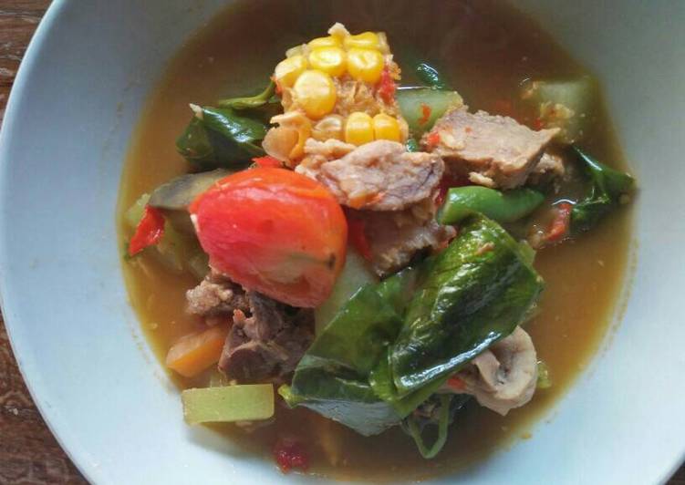 Resep Sayur asam jawa kangkung special