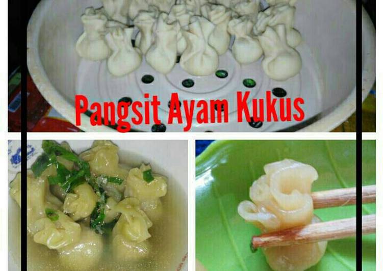 resep makanan Pangsit Ayam Kukus