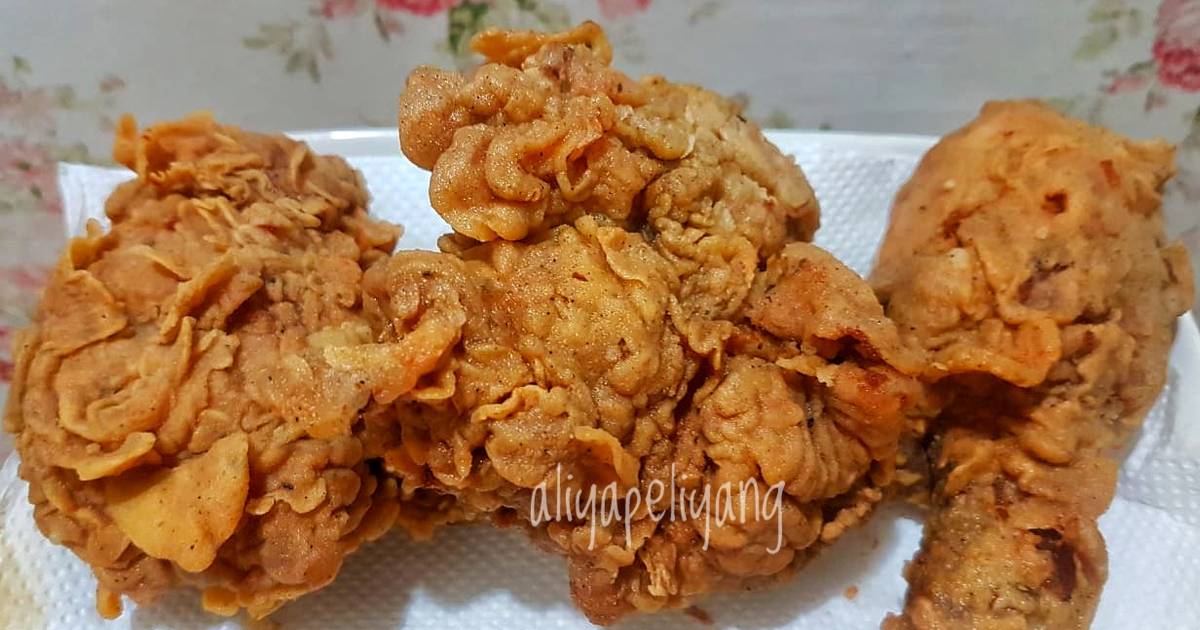 198 resep ayam goreng crispy ala kfc enak dan sederhana 