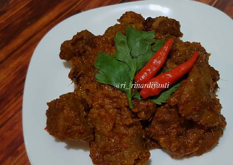 bahan dan cara membuat 153. Rendang Daging (recipe Xanderskitchen)