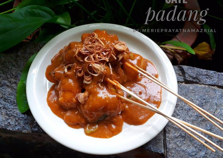 resep lengkap untuk Sate Padang