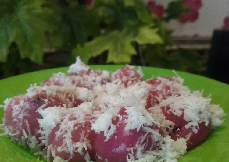 gambar untuk resep makanan Klepon Naga Merona