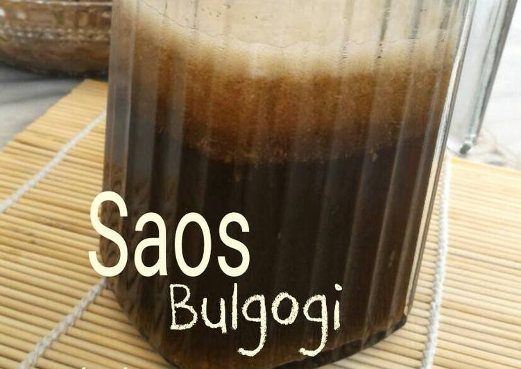 resep lengkap untuk Saos Bulgogi (Mother Sauce)