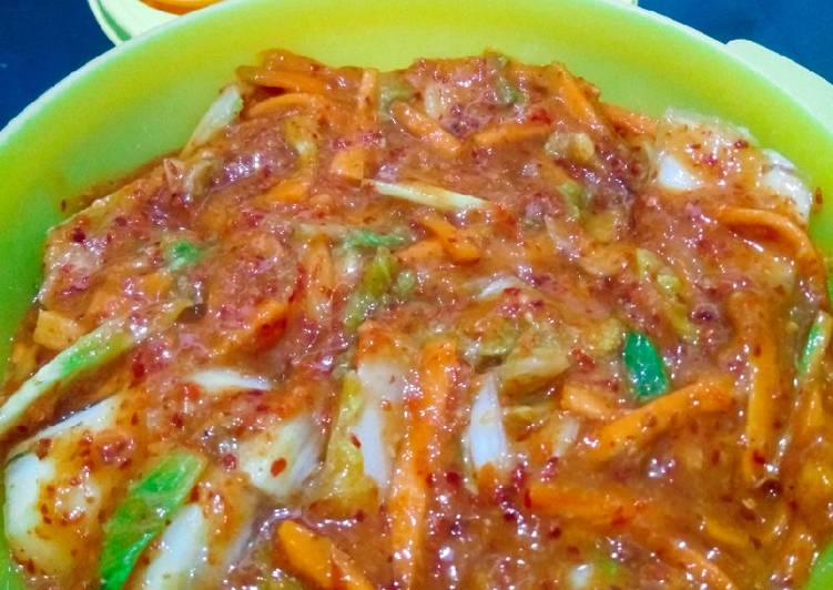 bahan dan cara membuat Kimchi ala ala(boncabe)