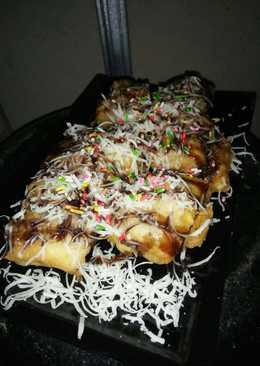 Roti goreng pisang coklat