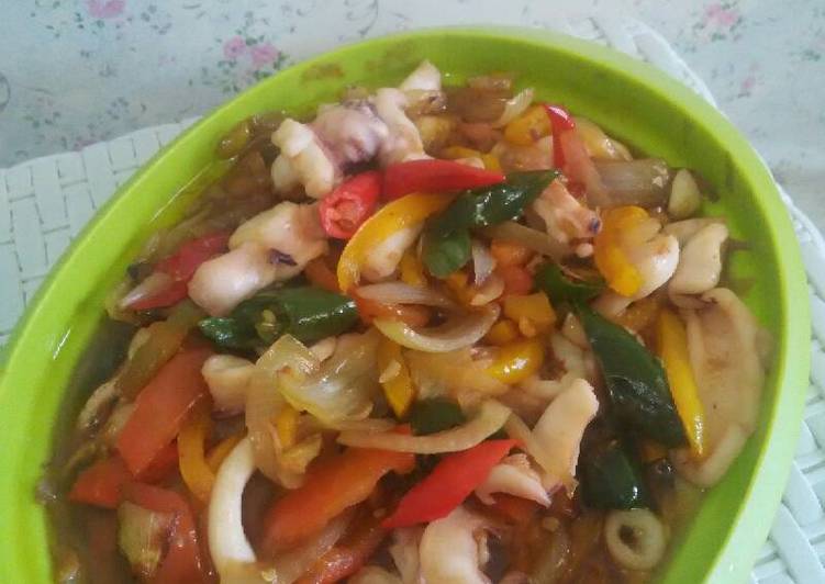 resep masakan Cumi Saus Tiram