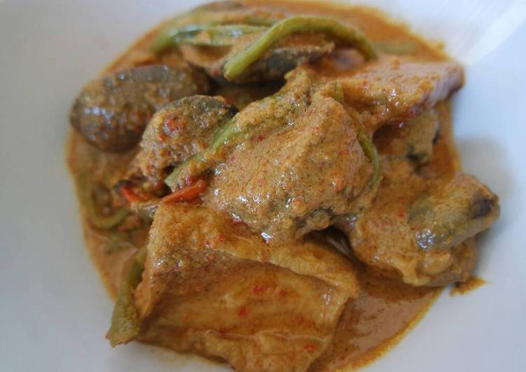 resep lengkap untuk Gulai Ampela Hati ft Tahu Buncis