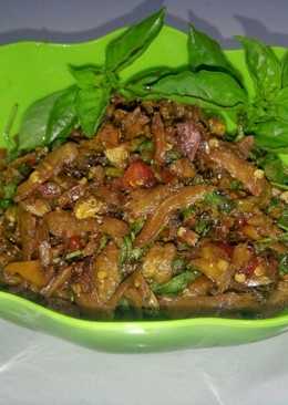 Tumis Teri Daun Kemangi