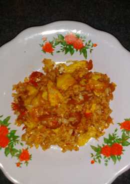 Nasi Goreng sosis telur endesss #BikinRamadhanBerkesan