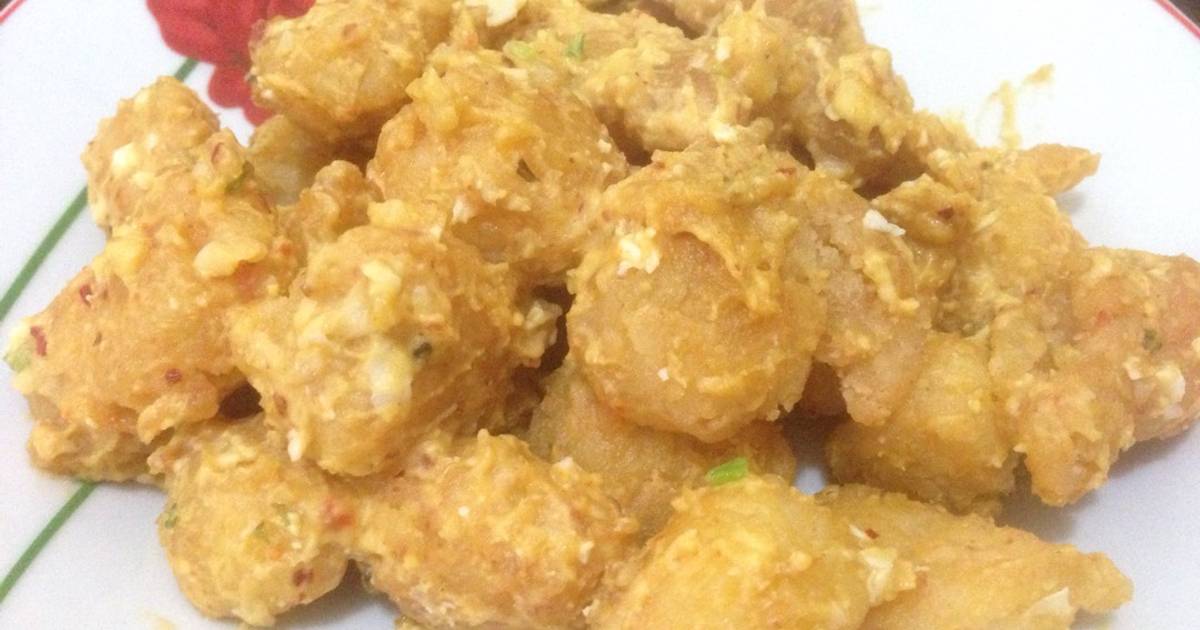 Resep Prawn with Salted Egg Udang iTelori iAsini oleh 