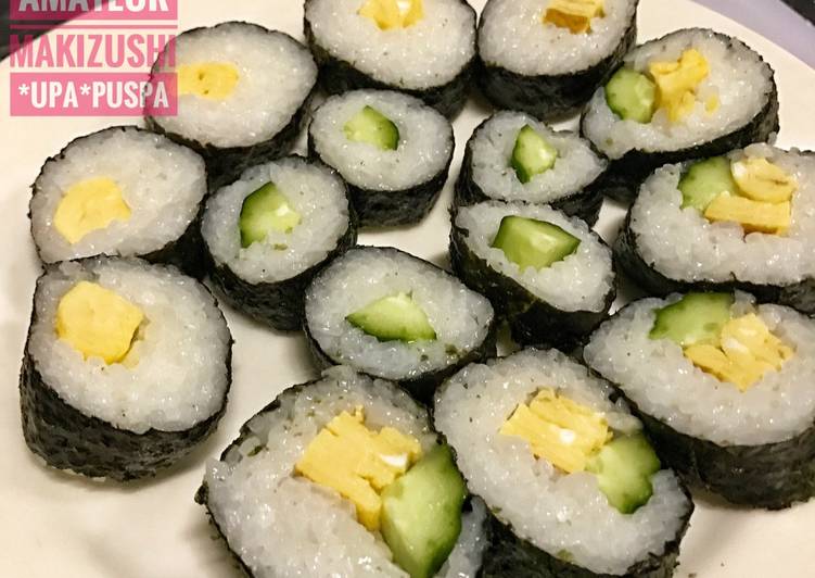 Resep Niiyama Makizushi (sushi roll) *amatiran* Dari Niiyama Puspa