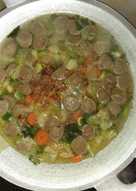 Sayur Sop Bakso + Makroni Sederhana