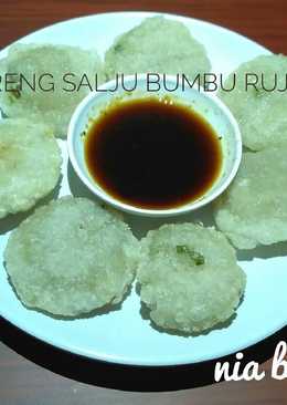 Cireng salju bumbu rujak