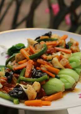 Tumis sayuran ala resto