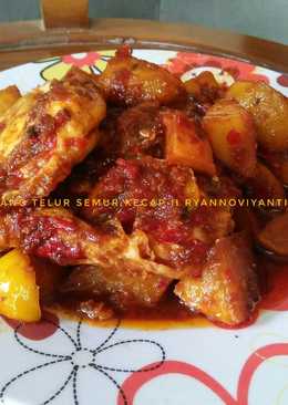 Kentang telur semur kecap