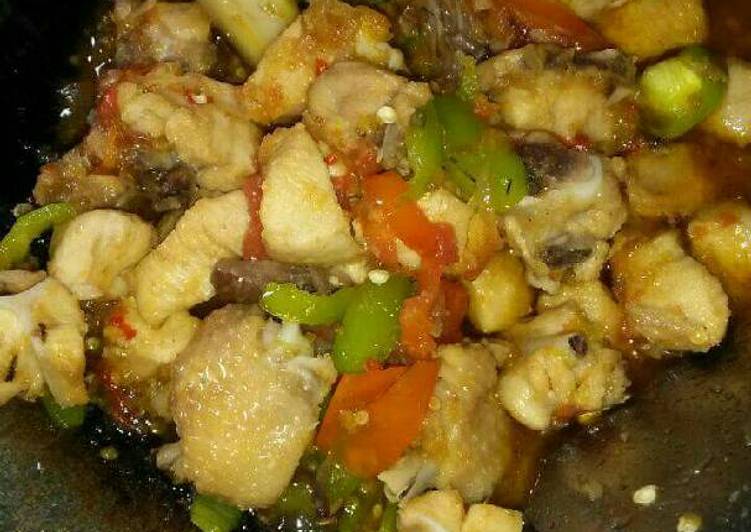 resep lengkap untuk Ayam rica-rica